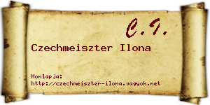Czechmeiszter Ilona névjegykártya